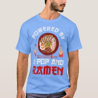 T-shirt Funny Ramen and K-Pop Graphic for Teen Girls
