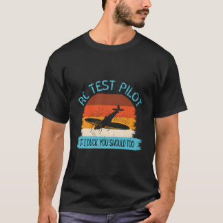 T-shirt Funny Rc Test Pilote Modèle Contrôlé À Distance Pl