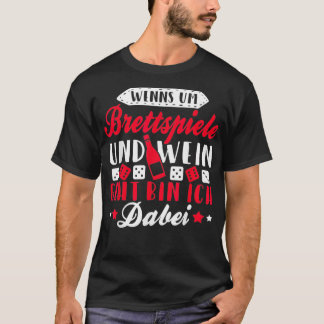 T-shirt Funny Red Wine White Wine Love Board
