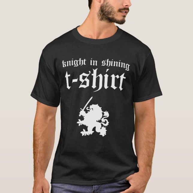 T-shirt Funny Renaissance Faire Knight Heraldic Médiéval (Devant)