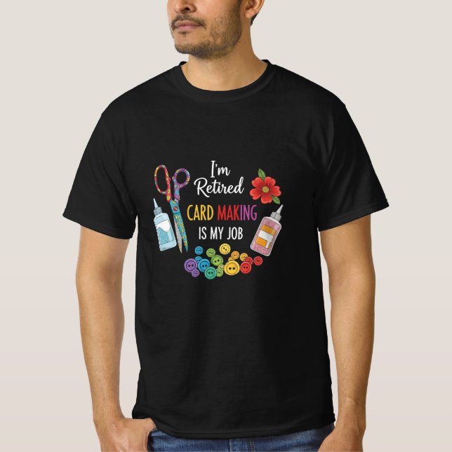 T-shirt Funny Retirement Crafter Gift (Devant)