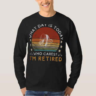 T-shirt Funny Retraité Cymbals Tee - Qui S'Occupe De Quel