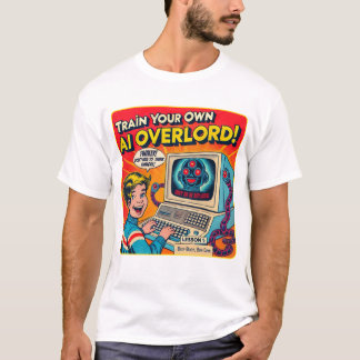 T-shirt Funny Retro AI Tee Train Your Own AI Overlord