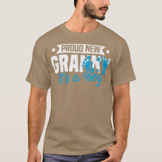 T-shirt Funny Retro Fière nouvelle mamie C'est un garçon G