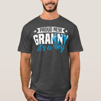 T-shirt Funny Retro Fière nouvelle mamie C'est un garçon G