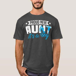 T-shirt Funny Retro Fière nouvelle tante C'est un garçon G