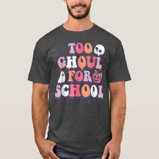 T-shirt Funny Retro Halloween enseignant Ghouls école Supe