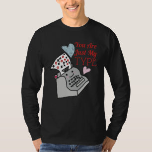 T-shirt Funny Retro Valentines Day mignonne Kawaii Coeurs 