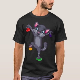 T-shirt Funny Rock Escalade Cat Climber Bouldering Cute Ki