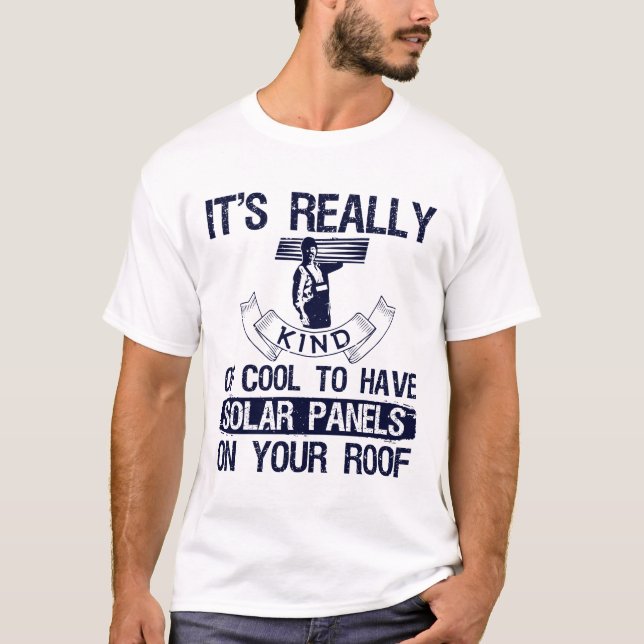 T-shirt Funny Roofer Saying (Devant)