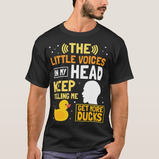 T-shirt Funny Rubber Duck Cadeau Obtenez plus de Canards o (Devant)