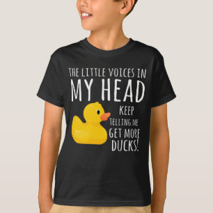 T-shirt Funny Rubber Duck Little Voices dans ma tête