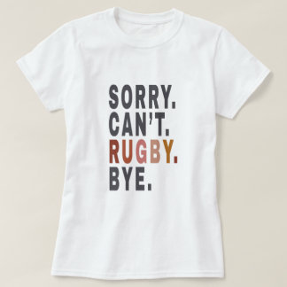 T-shirt Funny Rugby Weekender, pour la maman de Rugby, Idé