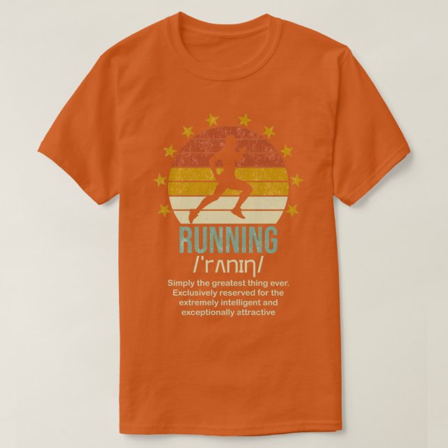 T-shirt Funny Runner Définition Runner Drôle Dys Lo (Design devant)