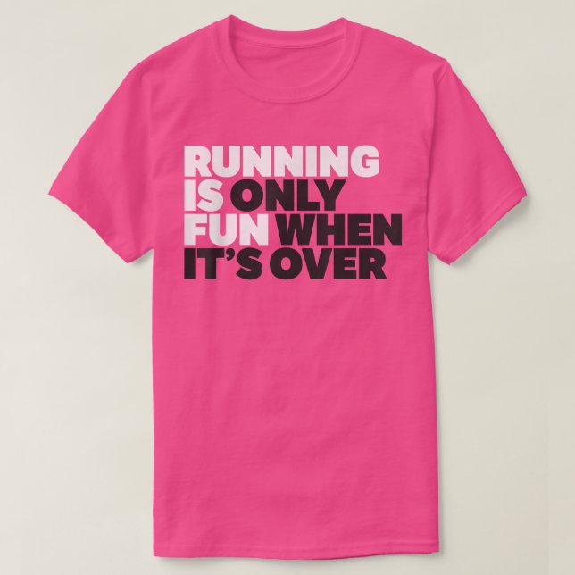 T-shirt Funny Running Shirt Gym Motivation Workout Runner (Design devant)