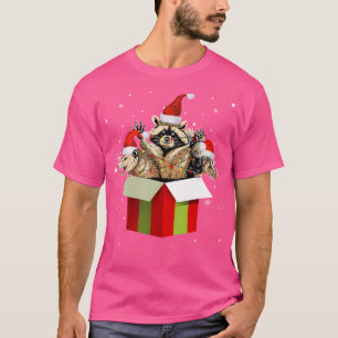 T-shirt Funny Santa Hat Opossum Raccoon Skunk Team Trash C