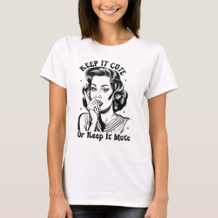 T-shirt Funny sarcasme mignon mot art