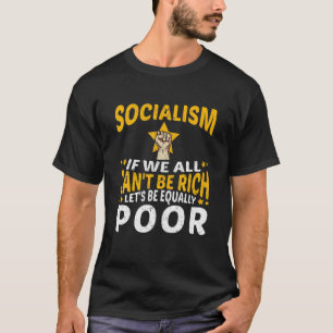 T-shirt Funny satirique anti-socialisme capitalisme capita