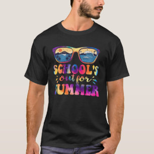 T-shirt Funny School's Out for Summer Cravate-Dye Dernière