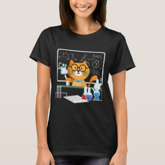 T-shirt Funny Science Cat Chemistry Teacher