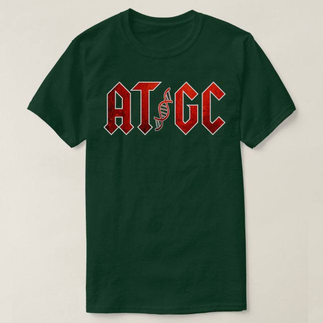 T-shirt Funny Science Enseignant Cadeau ADN ATGC Biologie  (Design devant)
