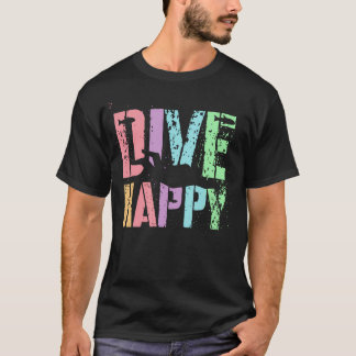T-shirt Funny Scuba Dive Happy Squad Divers Captain Girls 
