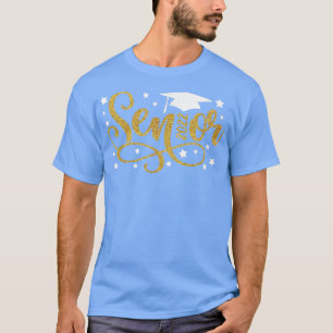 T-shirt Funny Senior Graduation Classe Cadeau De 2022 Seni