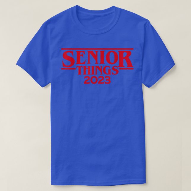 T-shirt Funny Senior Things 2023 (Design devant)