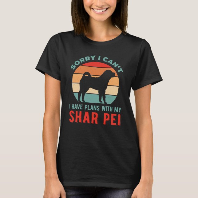 T-shirt Funny Shar Pei (Devant)