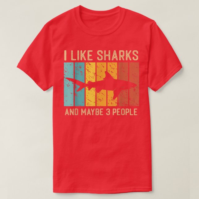 T-shirt Funny Shark  (Design devant)