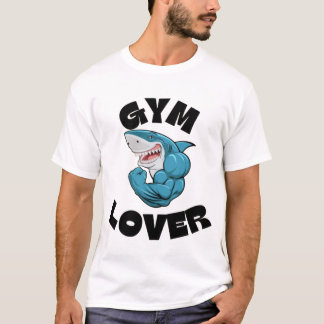 T-shirt Funny Shark Gym