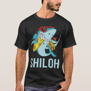 T-shirt Funny Shark - Nom de Shiloh