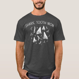 T-shirt Funny Shark Tooth For Maman Mother Shark Teeth Fos
