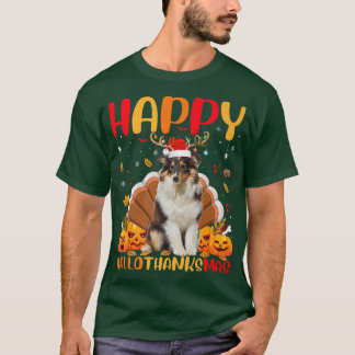 T-shirt Funny Sheltie Dog Lover Happy Sheltie HelloThanksM