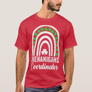 T-shirt Funny Shenanigans coordinateur St Patrick's Day Te
