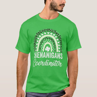 T-shirt Funny Shenanigans coordinateur St Patrick's Day Te