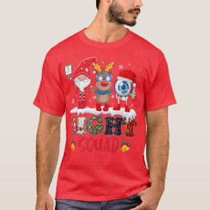 T-shirt Funny Sight Squad Gnome Reindeer Santa Christmas O