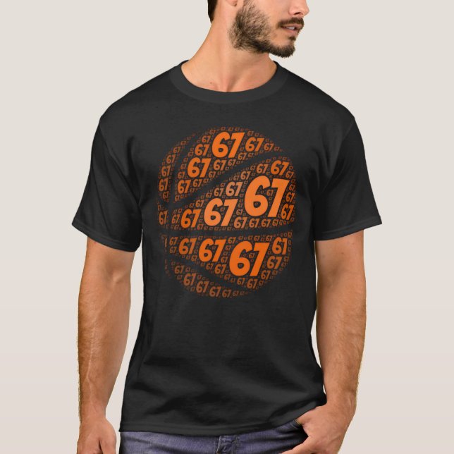 T-shirt Funny Six Seven Player Basketball Meme (Devant)