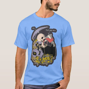 T-shirt Funny Skeleton Drinking Gay Wine LGBT Pride Month
