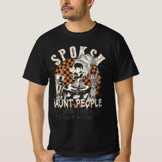 T-shirt Funny Skeleton Sweatshirt, I Fully Intend To Haunt