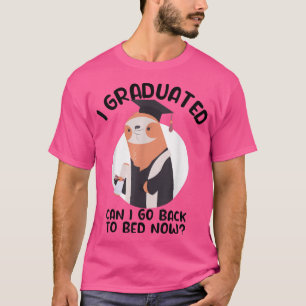 T-shirt Funny Sloth Senior Graduation 2022 Puis-je retourn