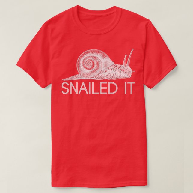 T-shirt Funny Snail Snail Engrais Animaux Cadeau Slug (Design devant)