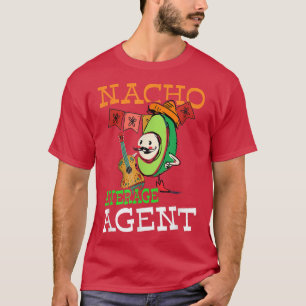 T-shirt Funny Sombrero sur Avocado Nacho Agent moyen