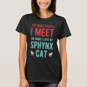T-shirt Funny Sphynx Chat