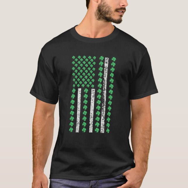 T-shirt Funny St.Patricks Day shenanigans us usa shamrock  (Devant)