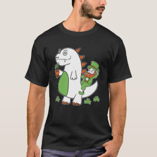 T-shirt Funny St Patrick's Day Shirt Leprechaun Dragon Clo
