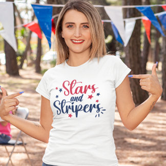 T-shirt Funny Stars and Stripers 4th July