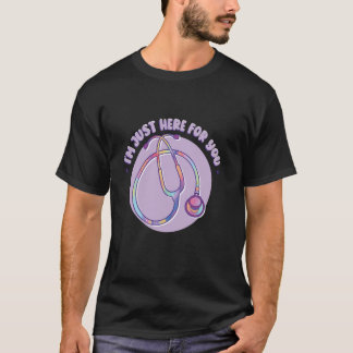 T-shirt Funny Stethoscope Infirmière RN
