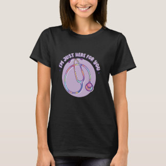 T-shirt Funny Stethoscope Infirmière RN