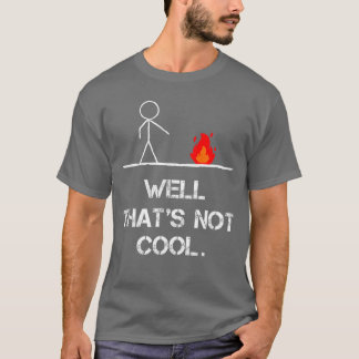 T-shirt Funny Stick Man Wellhats Not Cool Vintage Punee vi
